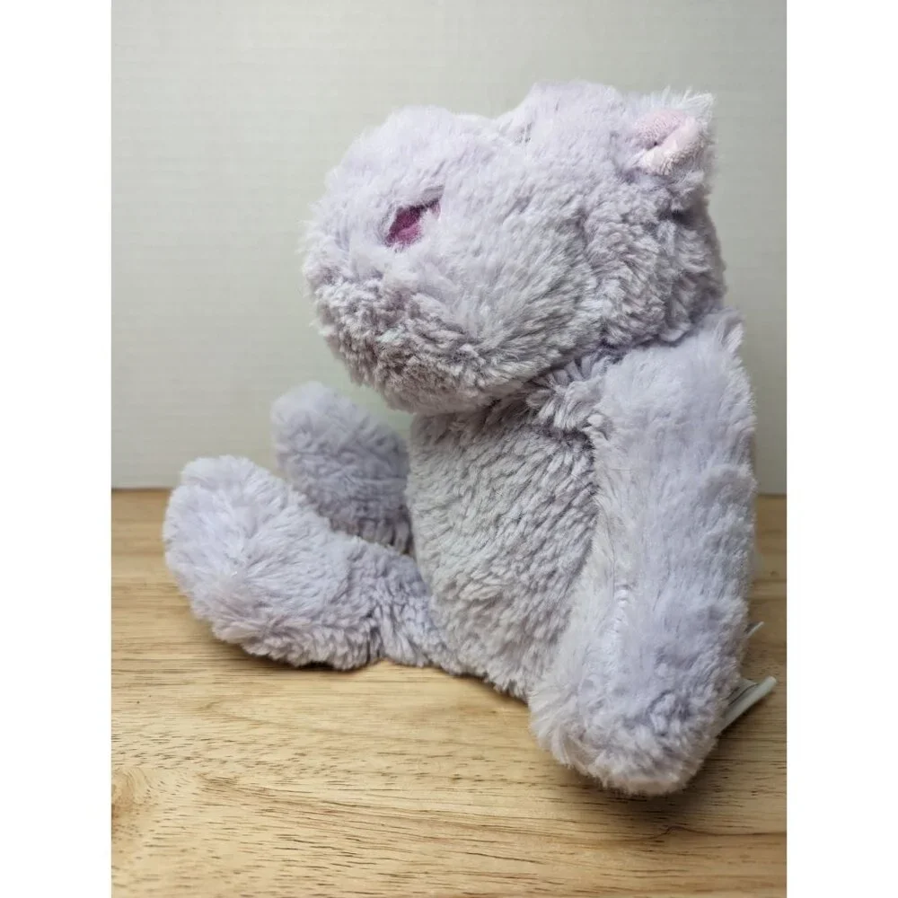 Cozy Hugs weighted stuffed animal toy pale purple Hippopotamus 11x4x2 inch